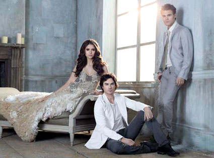 Nina Dobrev, Ian Somerhalder, Paul Wesley, The Vampire Diaries Nina Dobrev, Ian Somerhalder, Paul Wesley, The Vampire Diaries